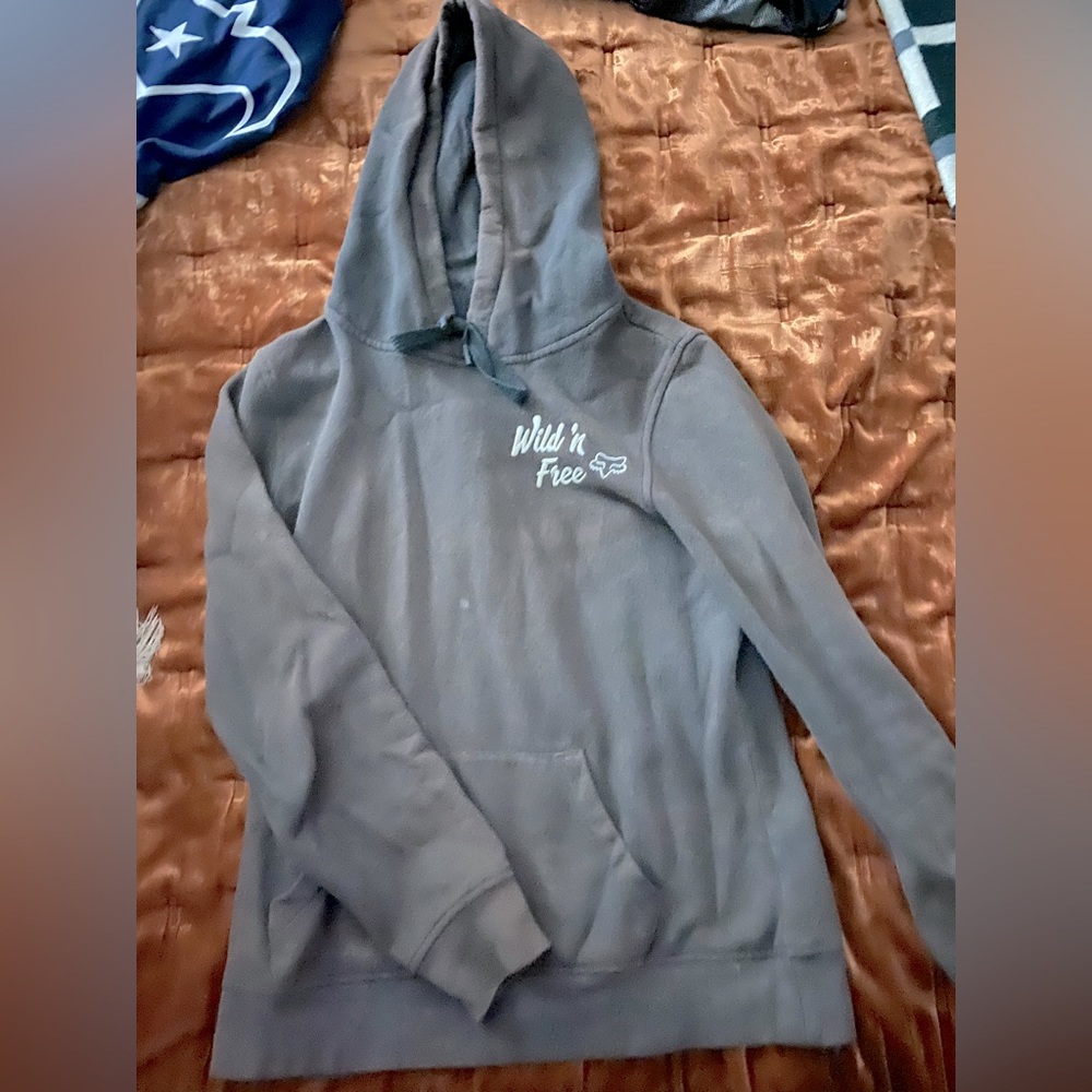 Light grey hoodie super thick and soft very warm